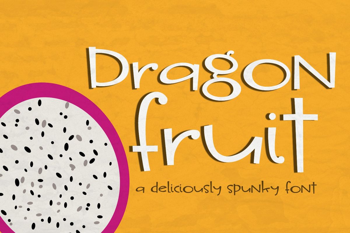 Dragon Fruit Handwritten Font example image 1