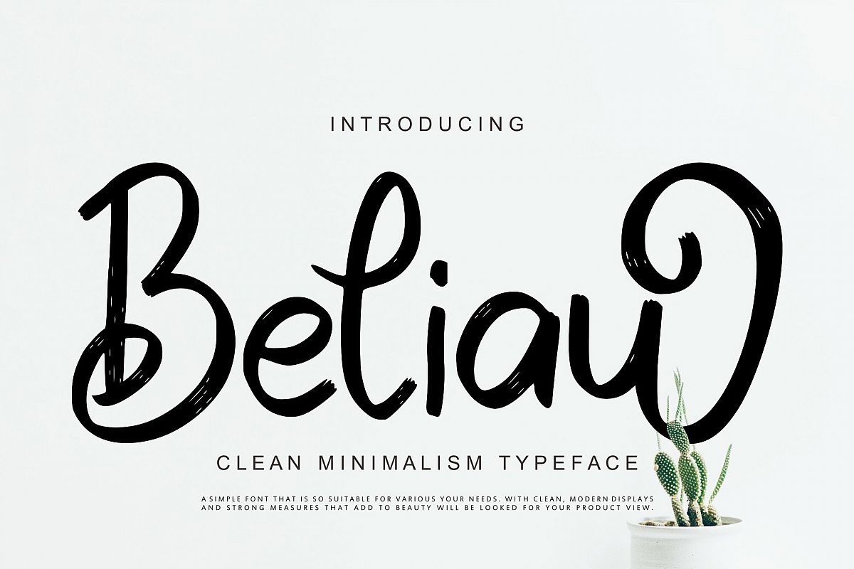 Beliau | Clean Minimalism Typeface example image 1