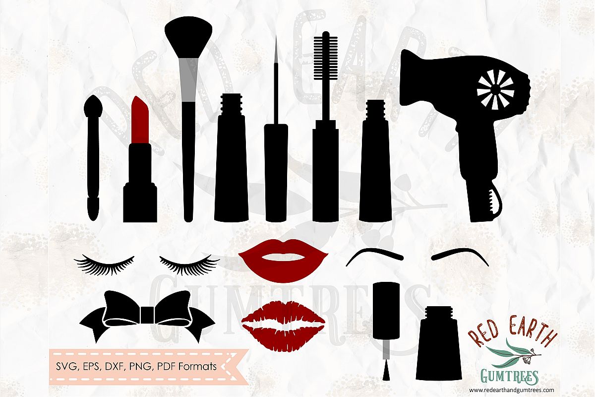 Download Makeup bundle, glamour bundle in SVG,DXF,PNG,EPS,PDF formats