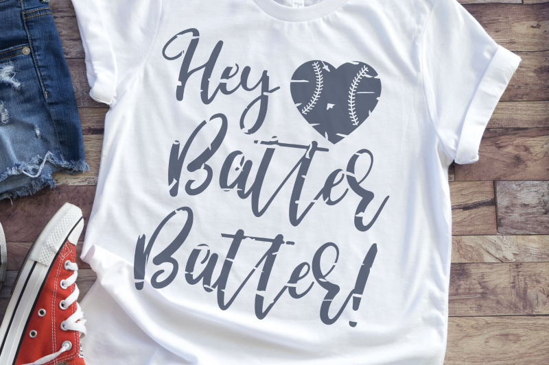 Hey Batter Batter SVG (85523) | SVGs | Design Bundles