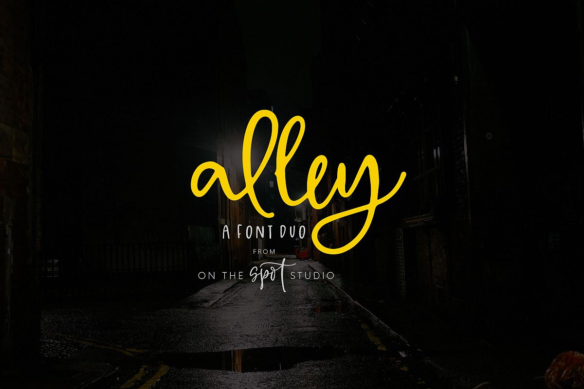 Alley Font Duo example image 1