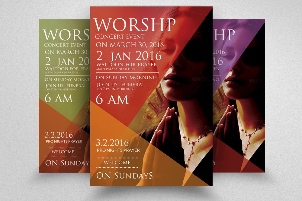 Worship Church Flyer example image 1