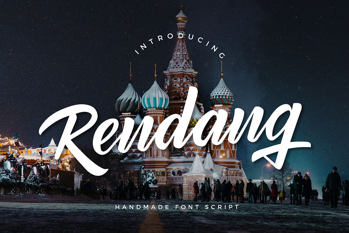 Rendang - Handmade Font example image 1