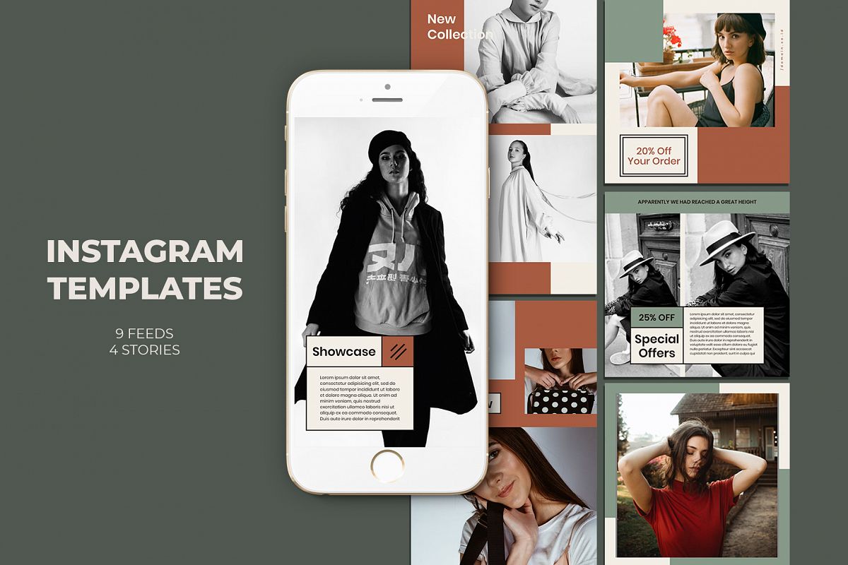 Fashion Instagram Templates example image 1
