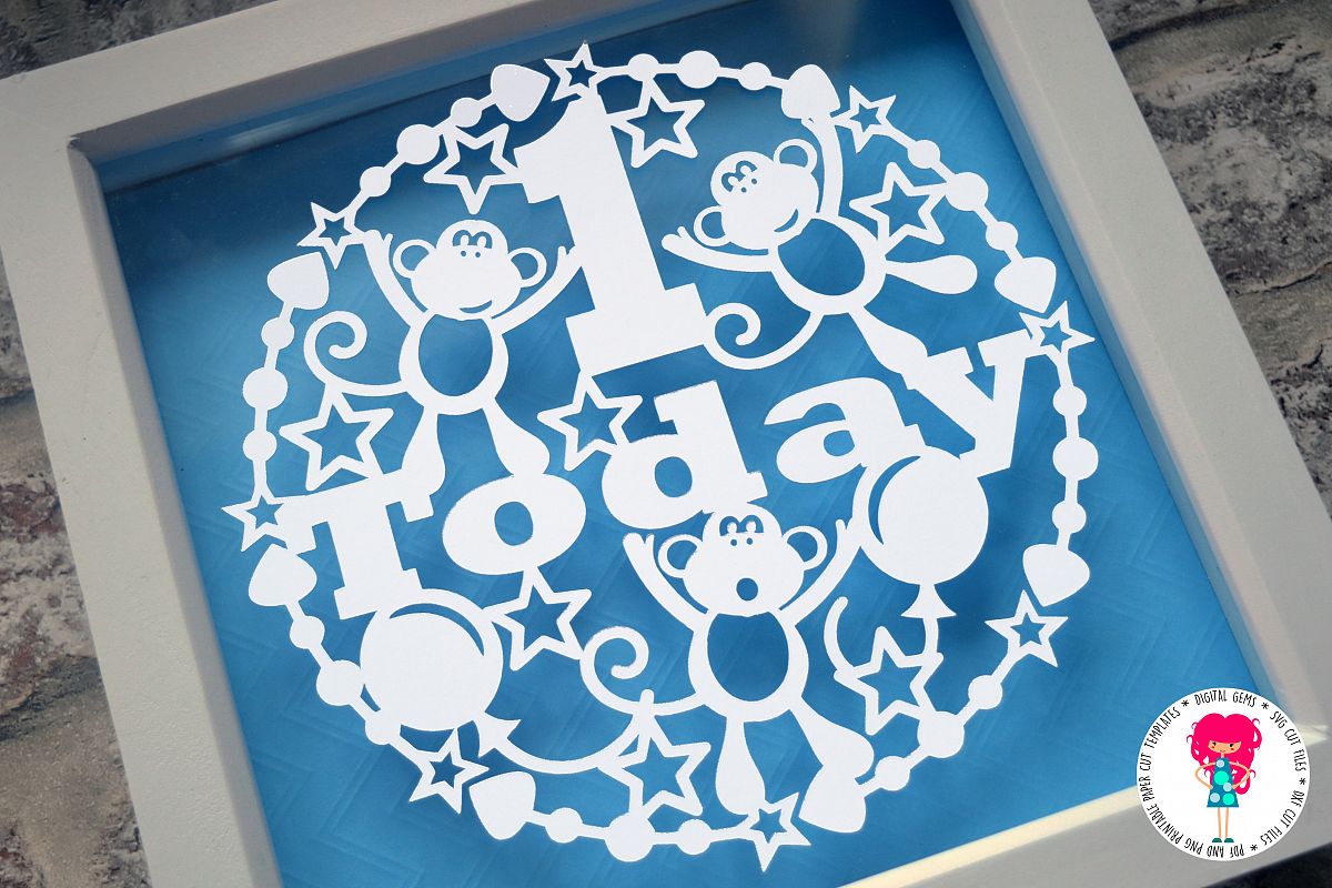 1 Today Paper Cut SVG / DXF / EPS files example image 1