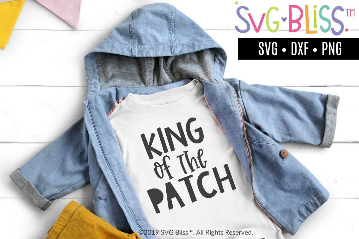 King of the Patch SVG - Pumpkin Patch Fall Cutting File example image 1