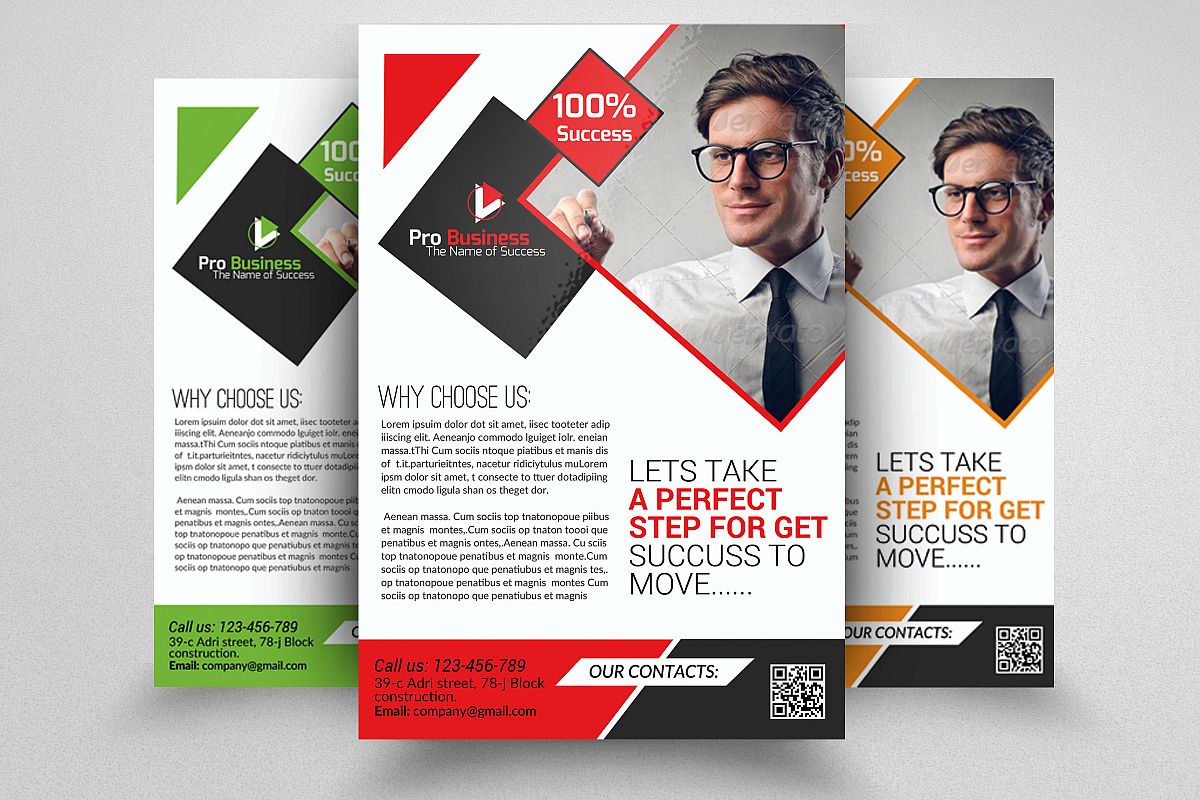 Business Dealing flyer Psd example image 1
