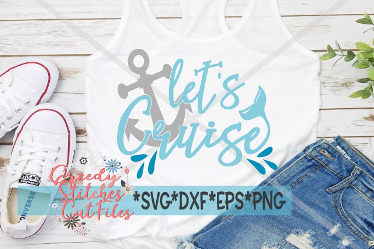 Let's Cruise | Cruise svg | Cruise Vacation svg example image 1