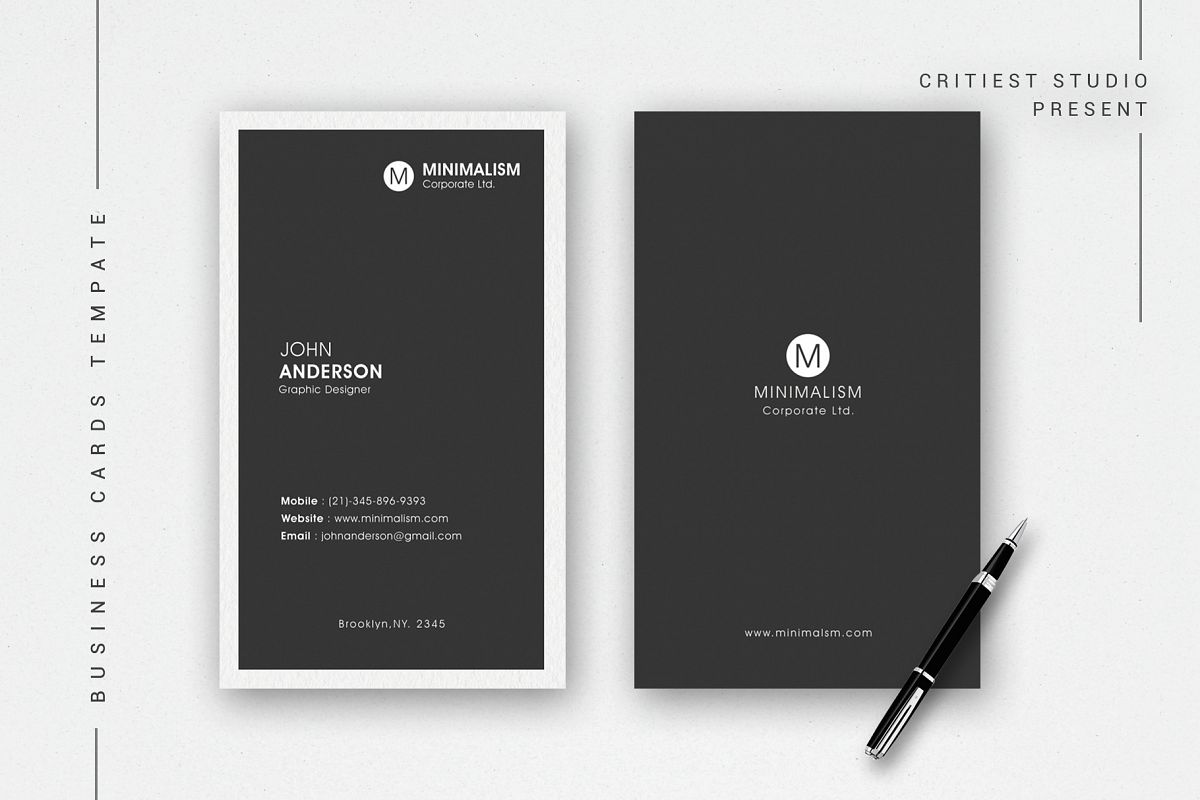 Minimal Business Cards example image 1