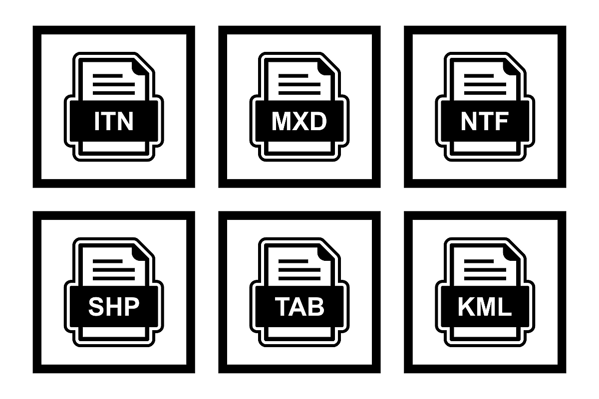 Set Of File Formats Icons example image 1