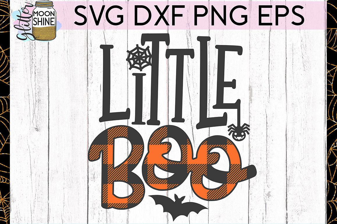 Little Boo SVG DXF PNG EPS Cutting Files example image 1