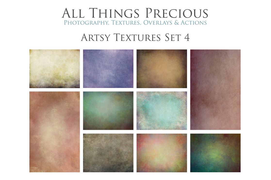 10 Fine Art ARTSY Textures SET 1 example image 1