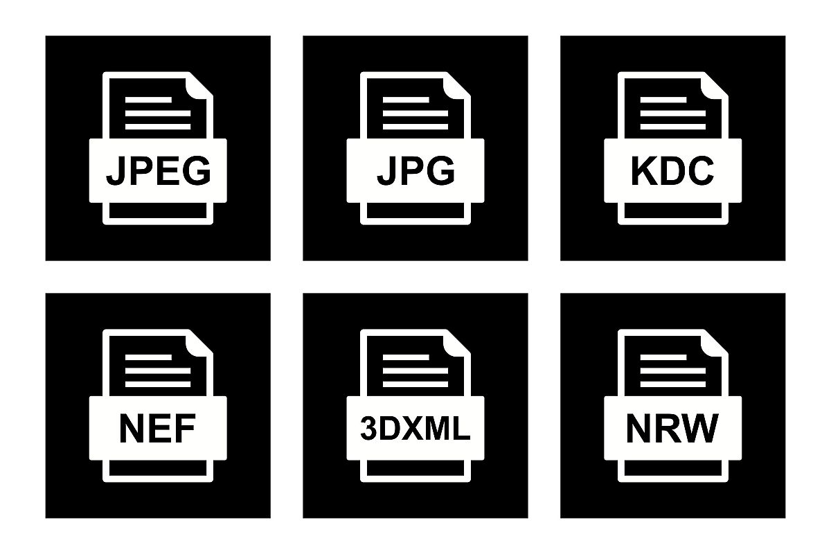 Set Of File Formats Icons example image 1