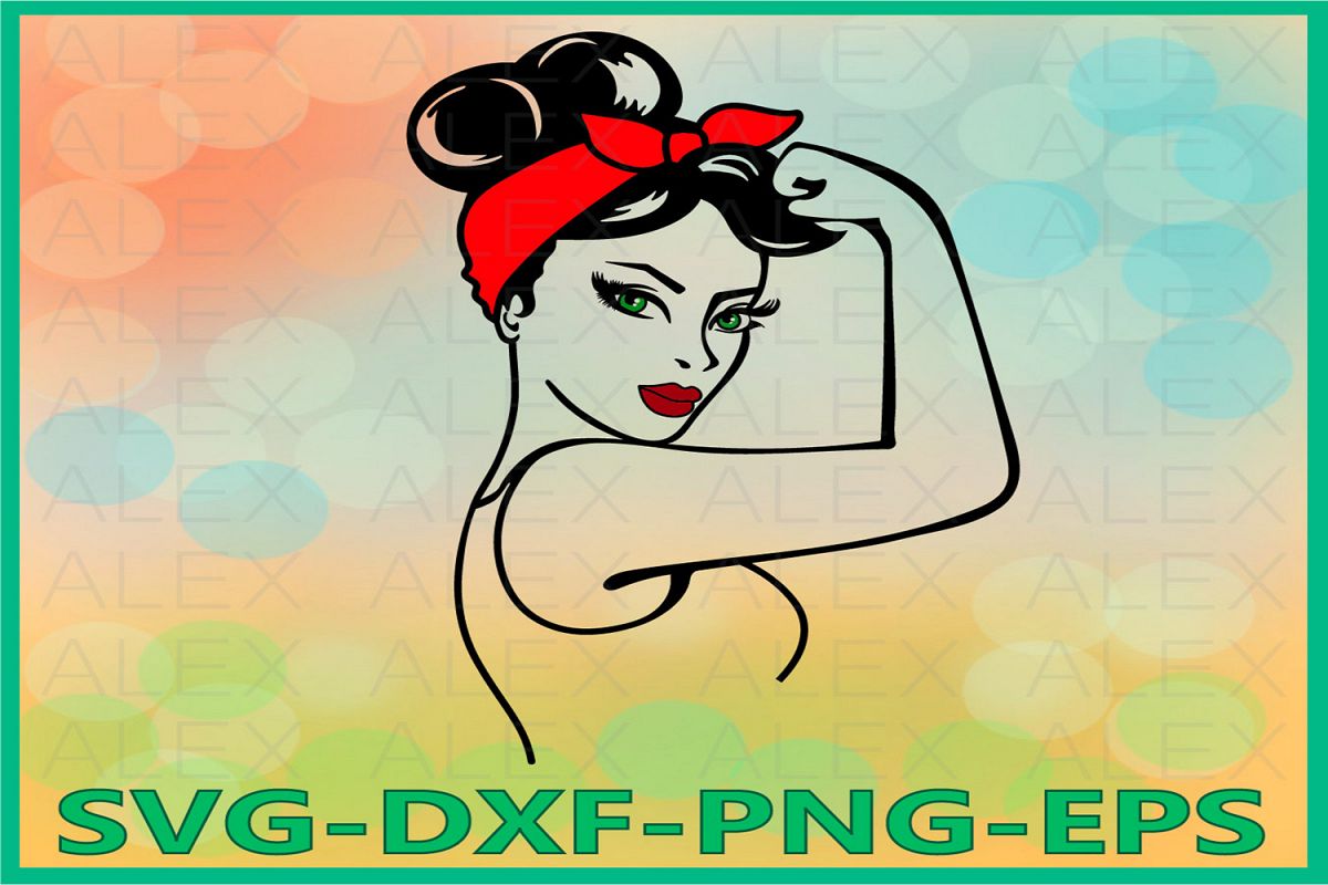 Download Rosie SVG, Rosie the Riveter Svg, Rosie Silhouette Files ...