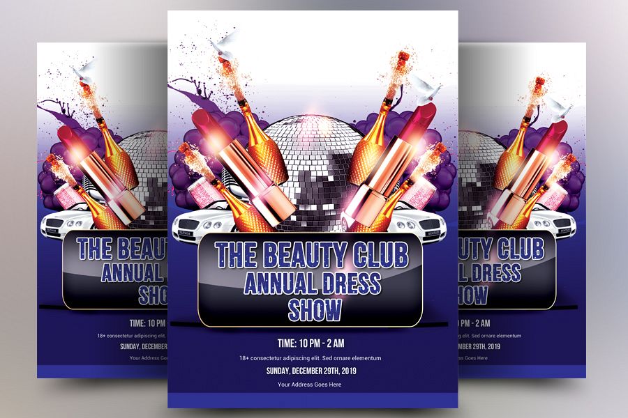 Dress Show Flyer example image 1