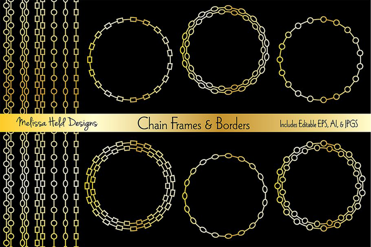 Chain Frames & Borders example image 1