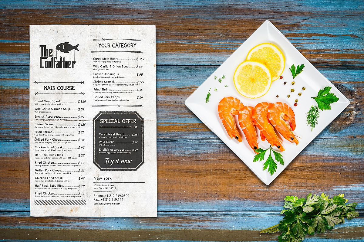 Seafood Mockup #14 example image 1