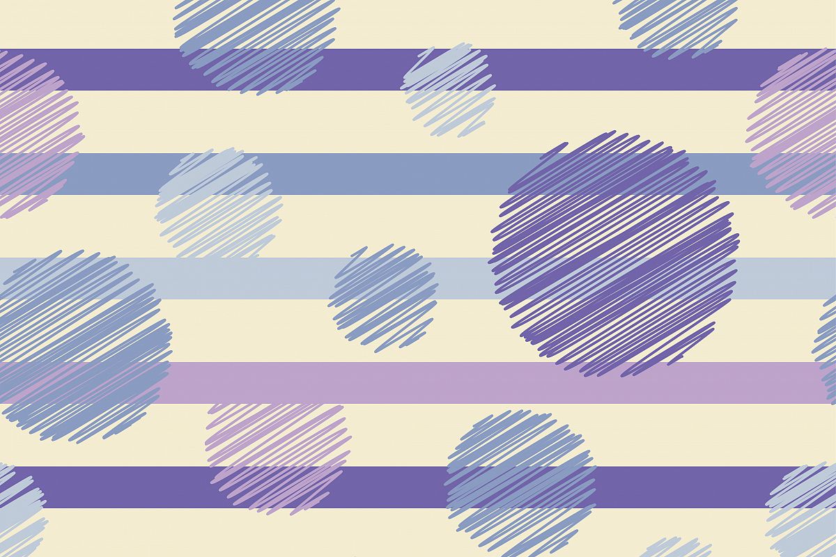 Polka dot seamless pattern. Vector illustration. Textile rapport. example image 1