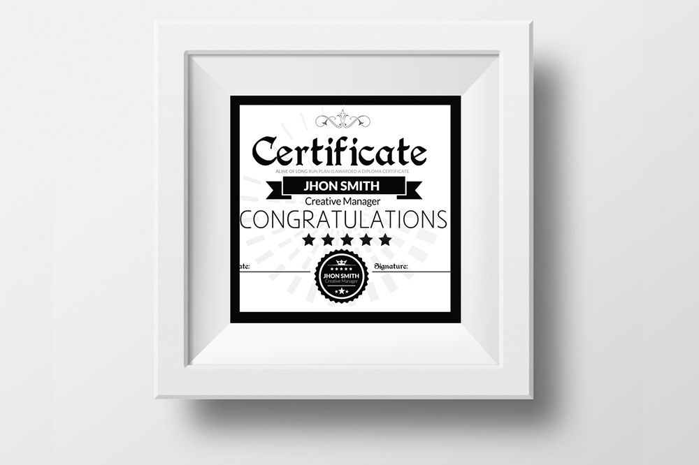 Certificate Templates example image 1