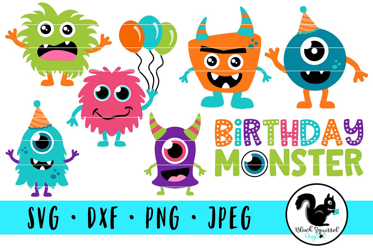 Download Cute Monsters Birthday Bash Bundle, Little Monster Party