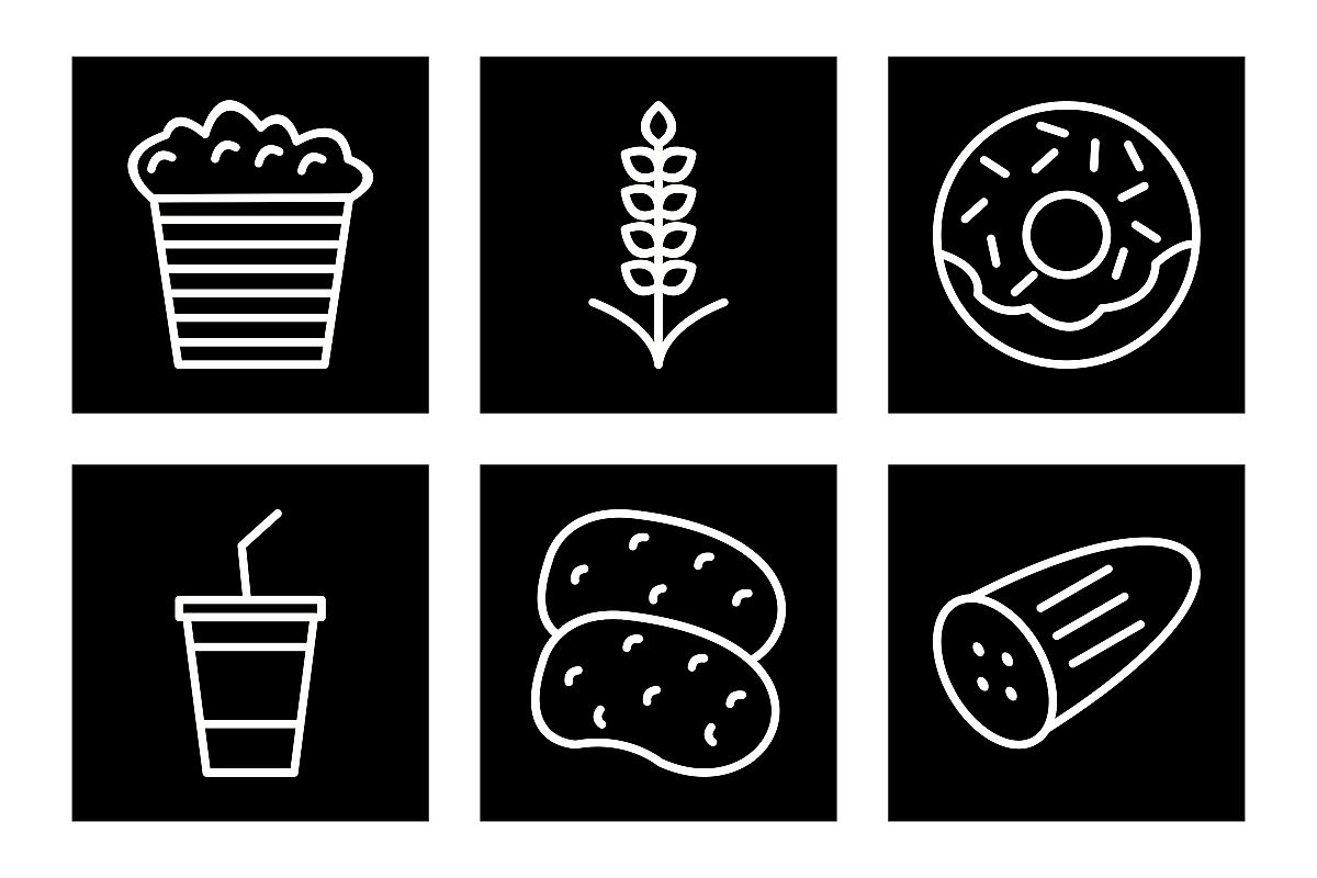 Set Of Food Icons example image 1