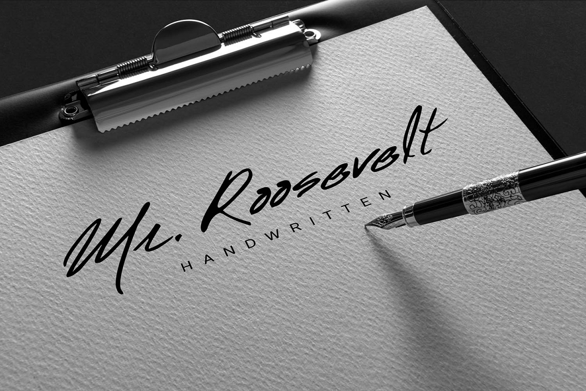 Mr. Roosevelt Handwritten example image 1