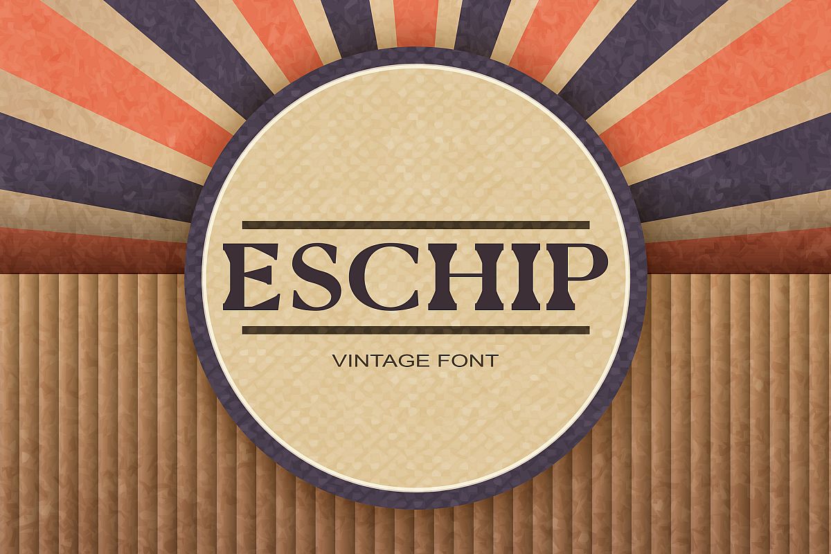 Eschip Font example image 1