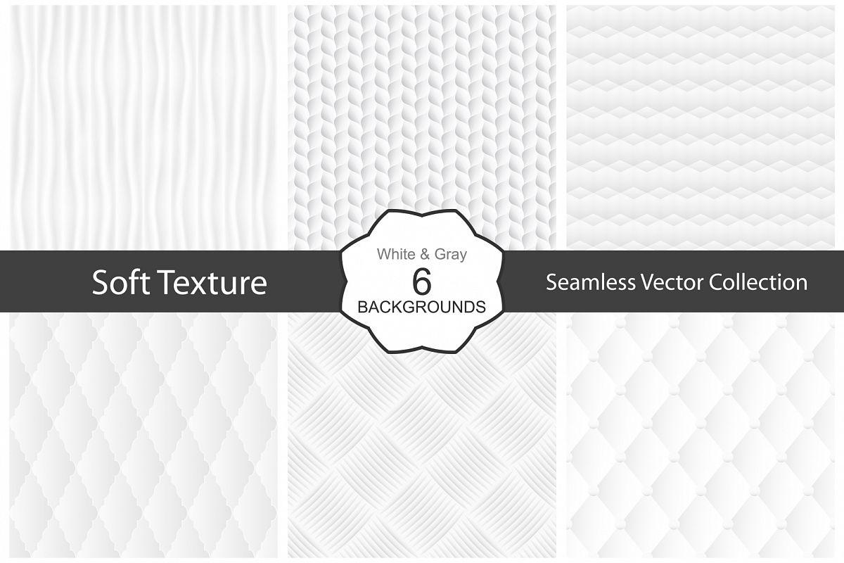 Soft textures - seamless collection. example image 1