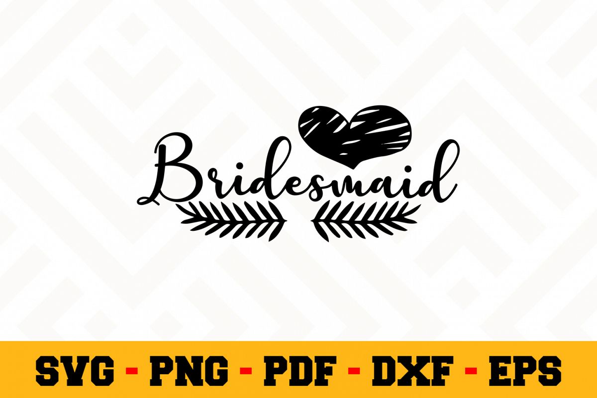 Bride SVG Design n635 | Wedding SVG Cut File example image 1