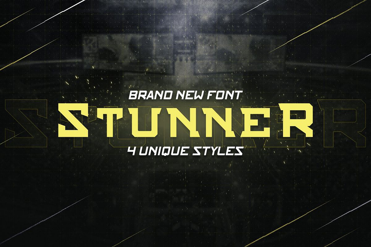 STUNNER - NFC Font Family example image 1