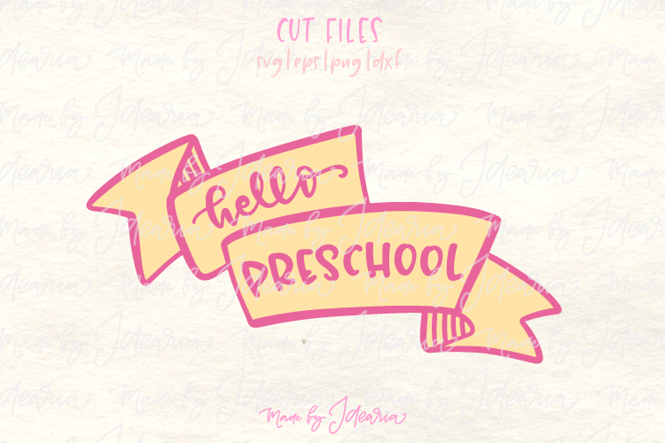 Download Hello Preschool Svg (107177) | SVGs | Design Bundles