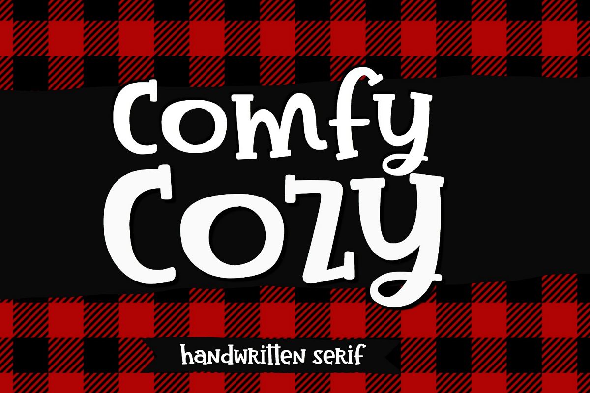 Comfy Cozy Serif Handwritten Font example image 1