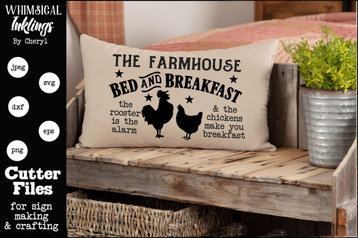 The Farmhouse Bed and Breakfast 2 SVG example image 1