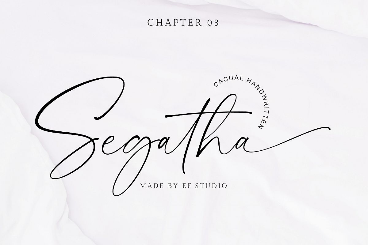 Segatha | Casual Handwritten Font example image 1