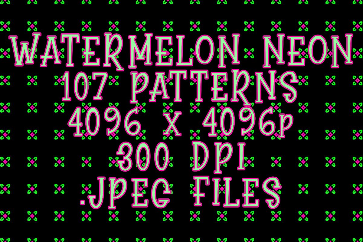 Watermelon Neon example image 1