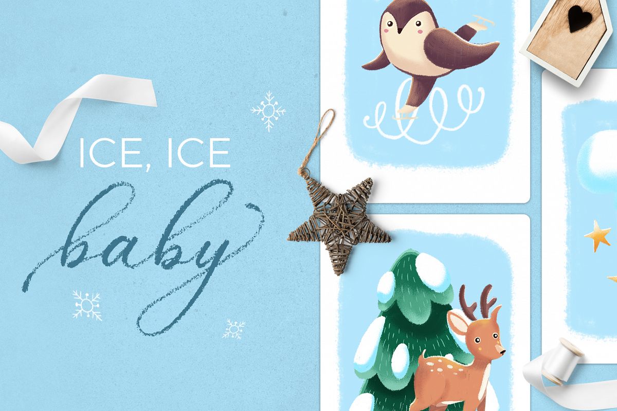 Ice Ice Baby winter scene creator example image 1