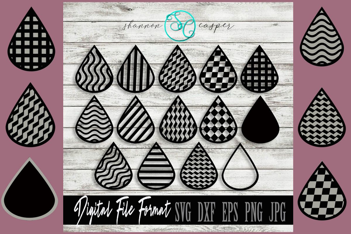 Download Free Layered Earring Svg Printable - Layered SVG Cut File ...