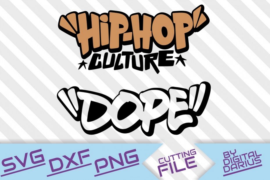 Hip Hop culture svg, Afro woman svg, Dope svg, Graffiti, Rap example image 1