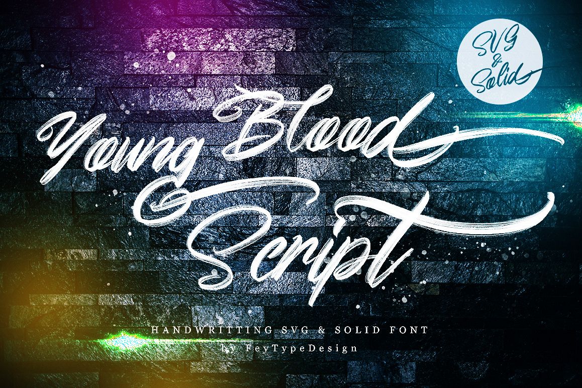 Young Blood - SVG & Solid example image 1