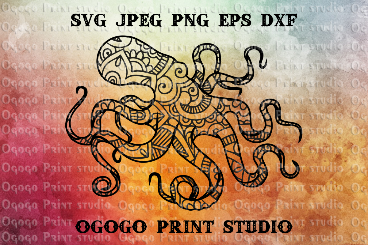 Download Mandala Octopus Svg 197 File Svg Png Dxf Eps Free