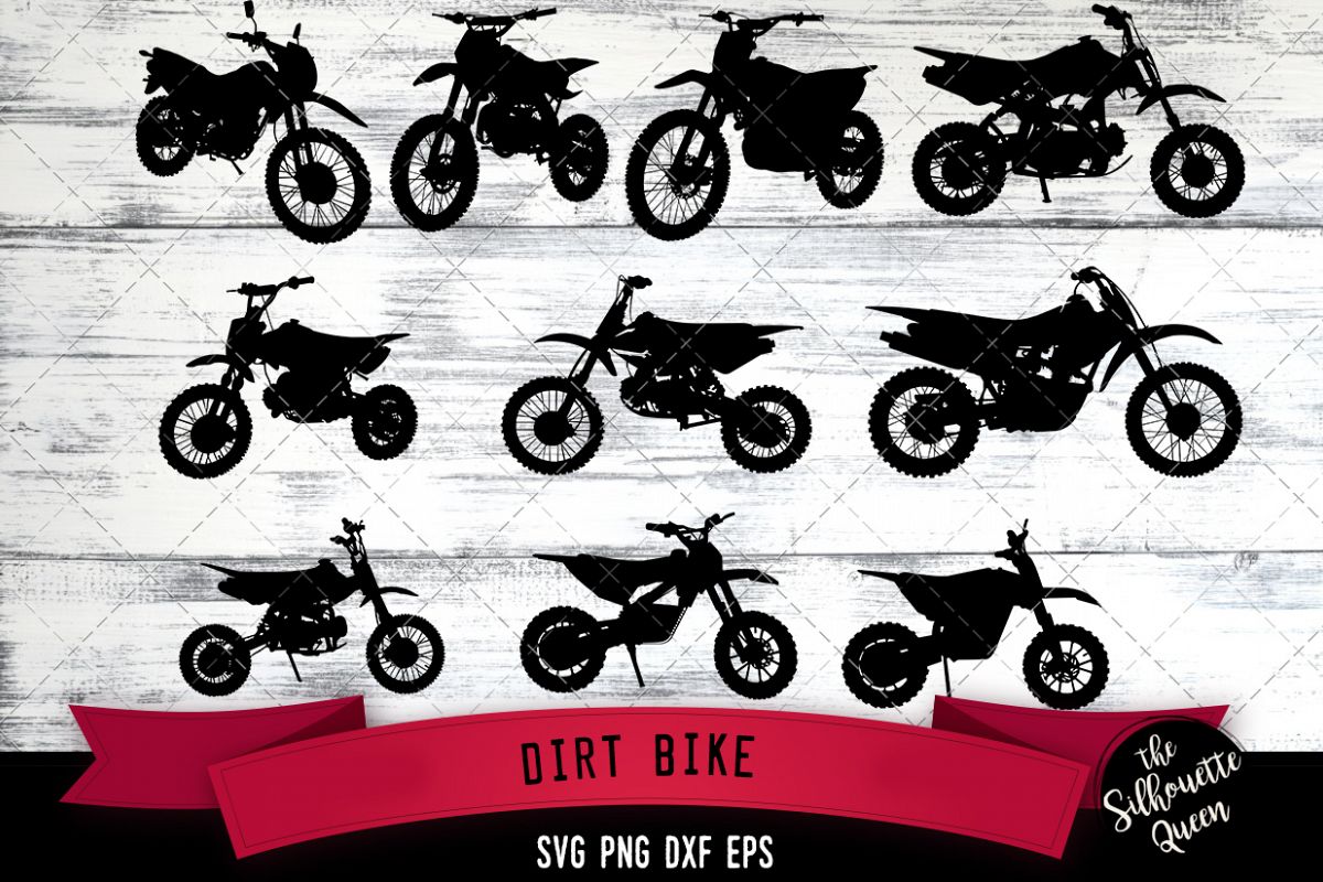 Download Dirt Bike svg file, motocross svg cut file