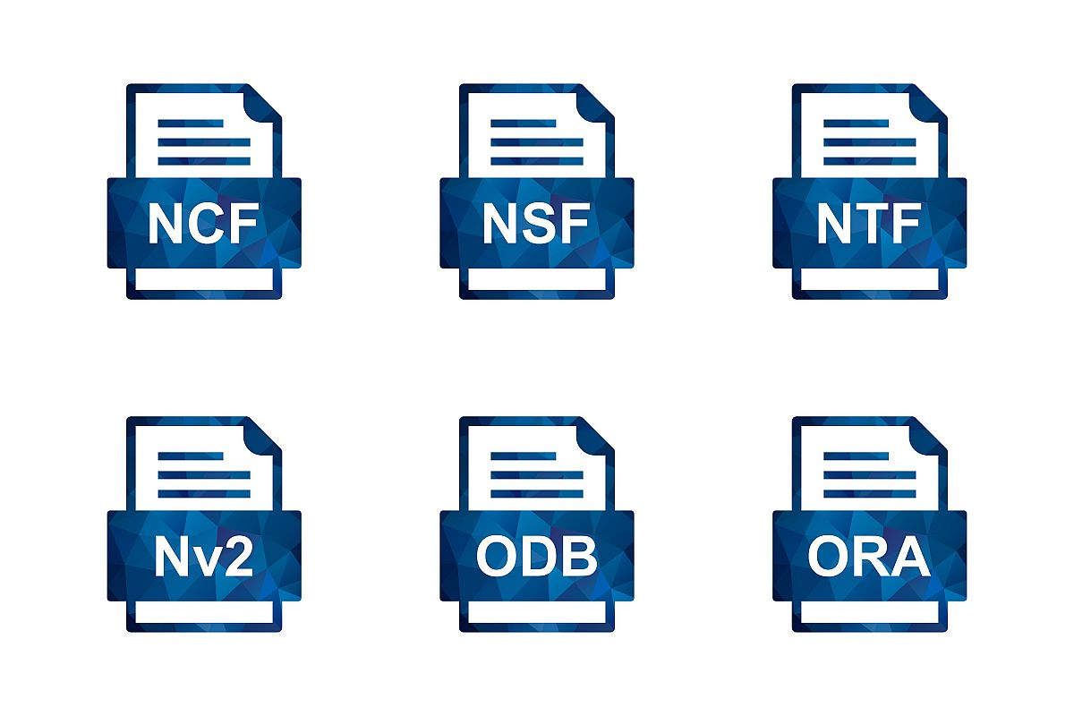 Set Of File Formats Icons example image 1