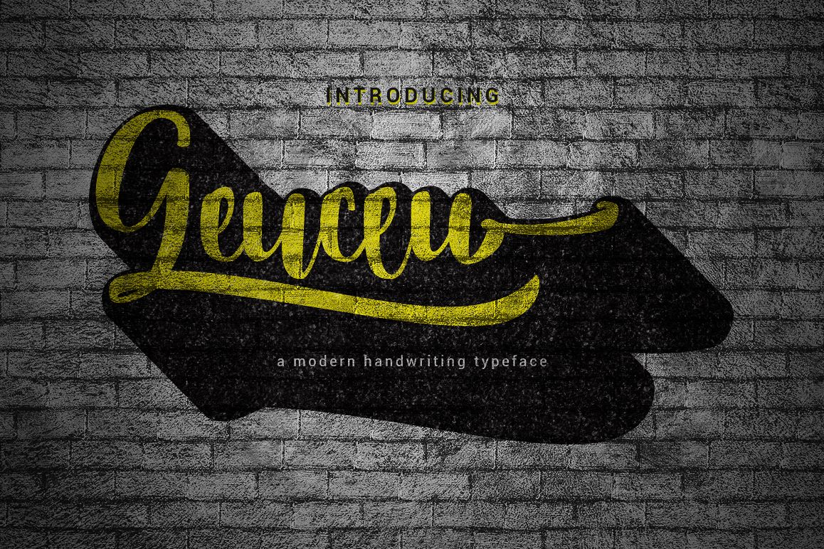 Geuceu Typeface example image 1