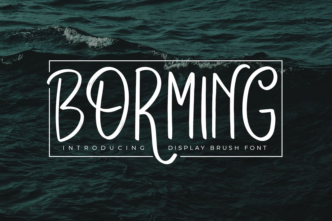 Borming Typeface example image 1