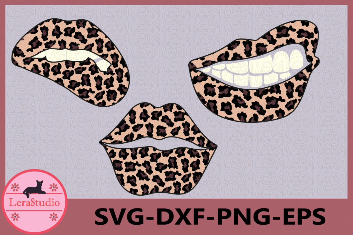 Valentines Day, Lips svg, Cheetah Lips clipart, Lips, kiss