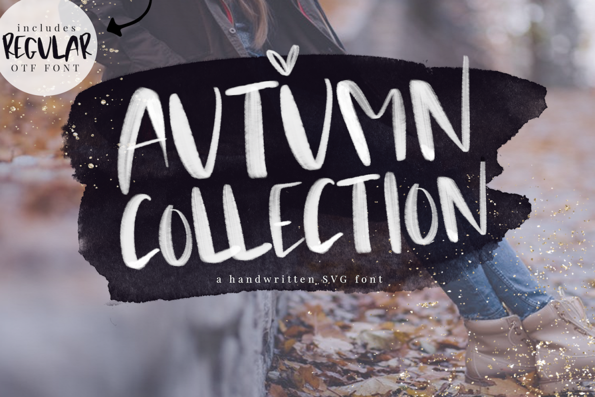 Autumn Collection OTF & SVG Font example image 1