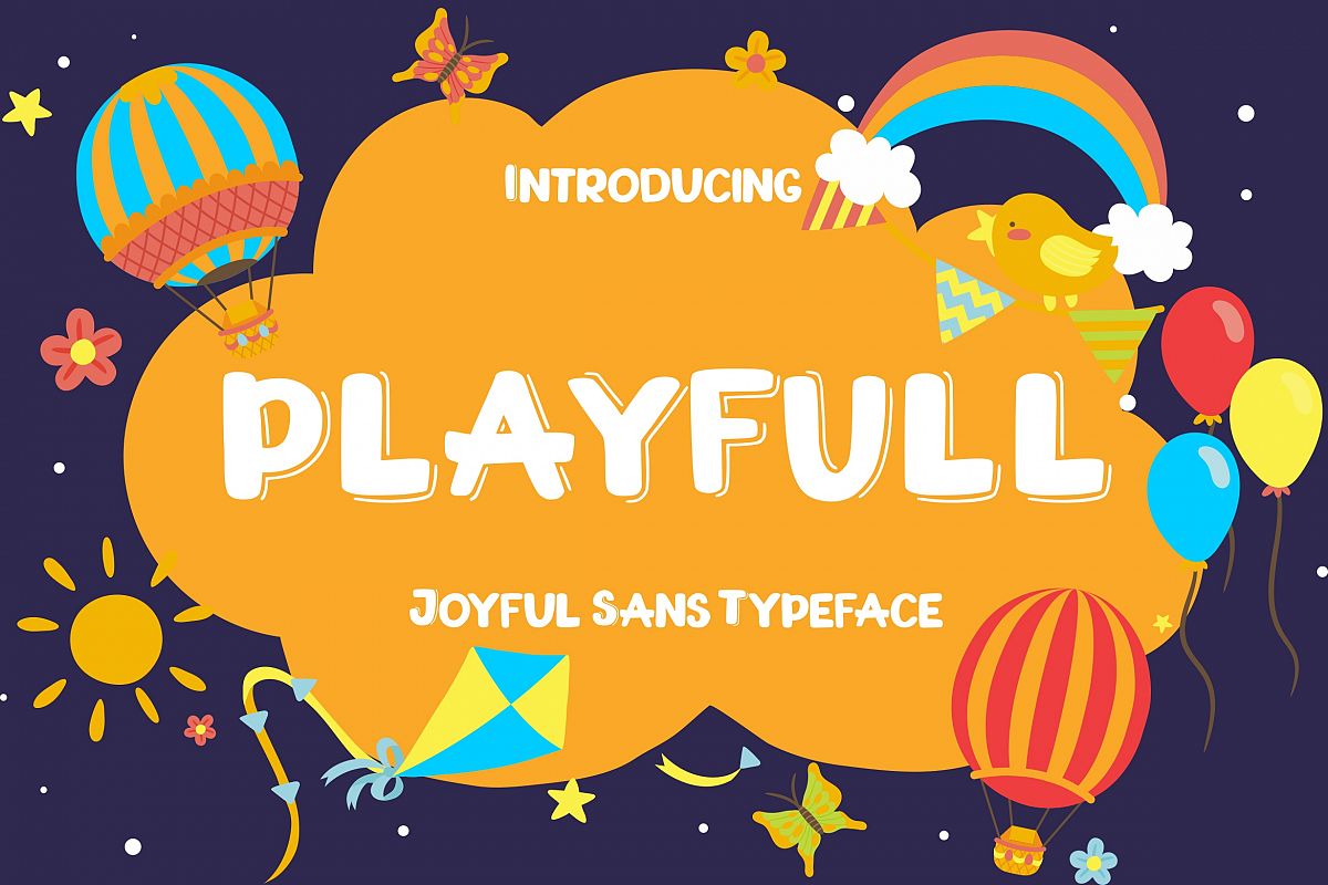 Playfull Joyful Sans example image 1