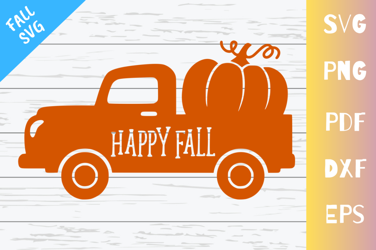 Download Old Vintage Fall Truck With Pumpkin Svg Png Eps Dxf Pdf 3D SVG Files Ideas | SVG, Paper Crafts, SVG File