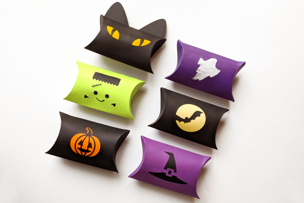 Download Halloween Pillow Box SVG Design Set (183917) | Cut Files ...