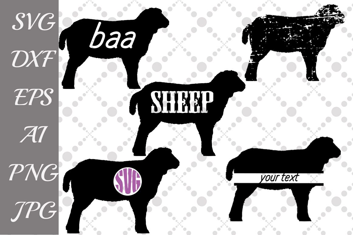Download Sheep Svg,FARM SVG, Farm Animal Svg,Sheep Monogram Svg